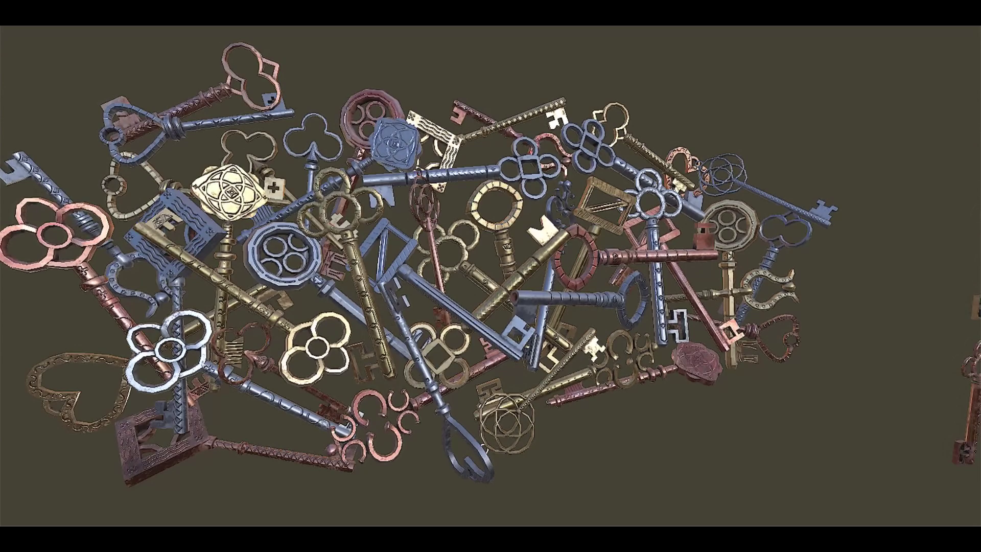 Keys and Locks Pack | 3D 小道具 | Unity Asset Store