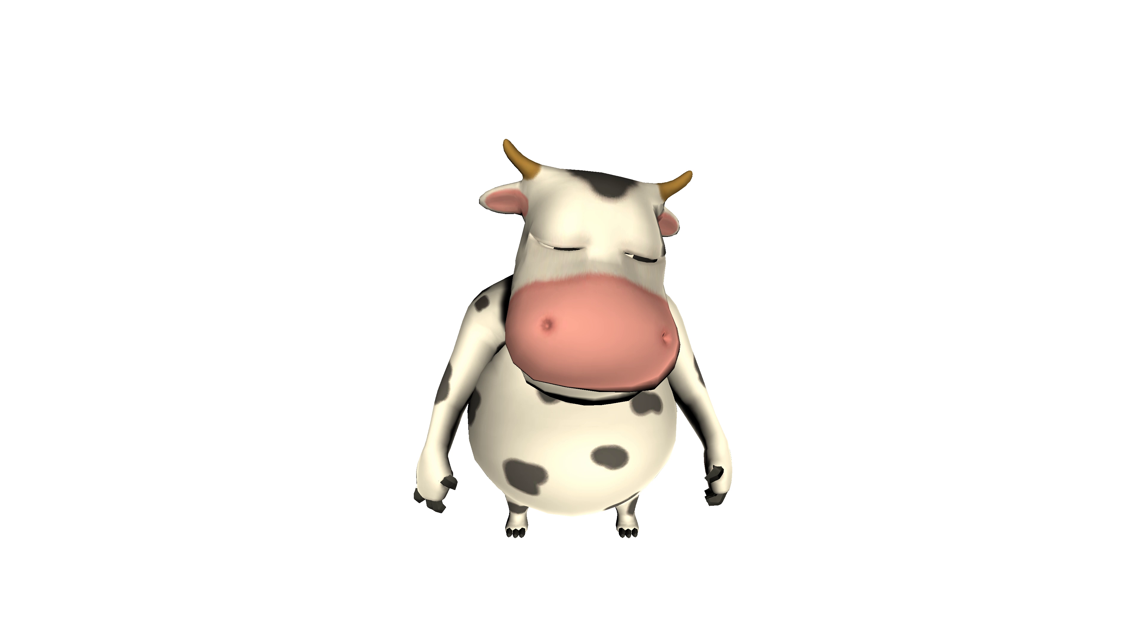 Low Poly 3D Animated Cute Cow | 3D Characters | Unity Asset Store