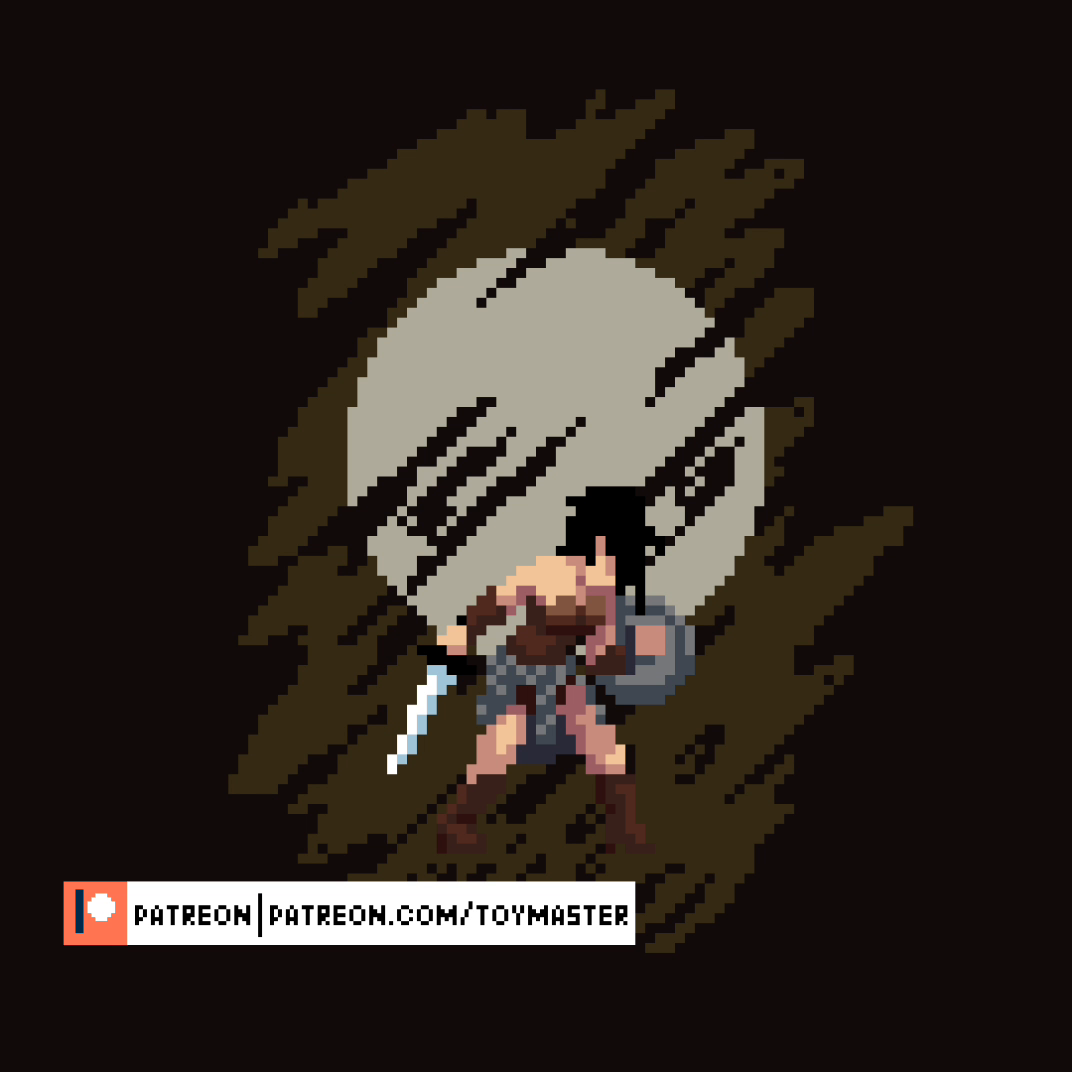 Female Barbarian Pixel Art | 2D Characters | Unity Asset Store