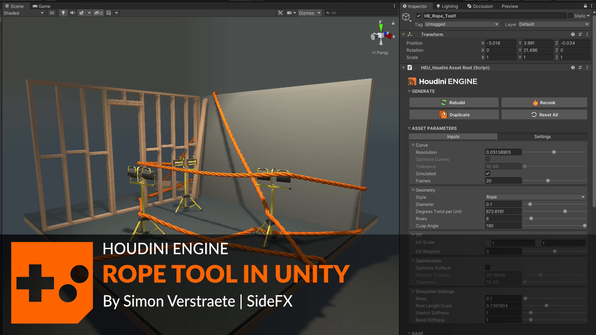 Custom Ropes in Unity 3D - Indie Game Dev 