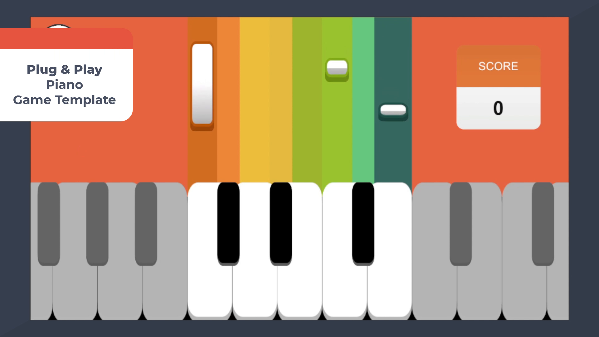 Piano Music Game Template, Tutorials