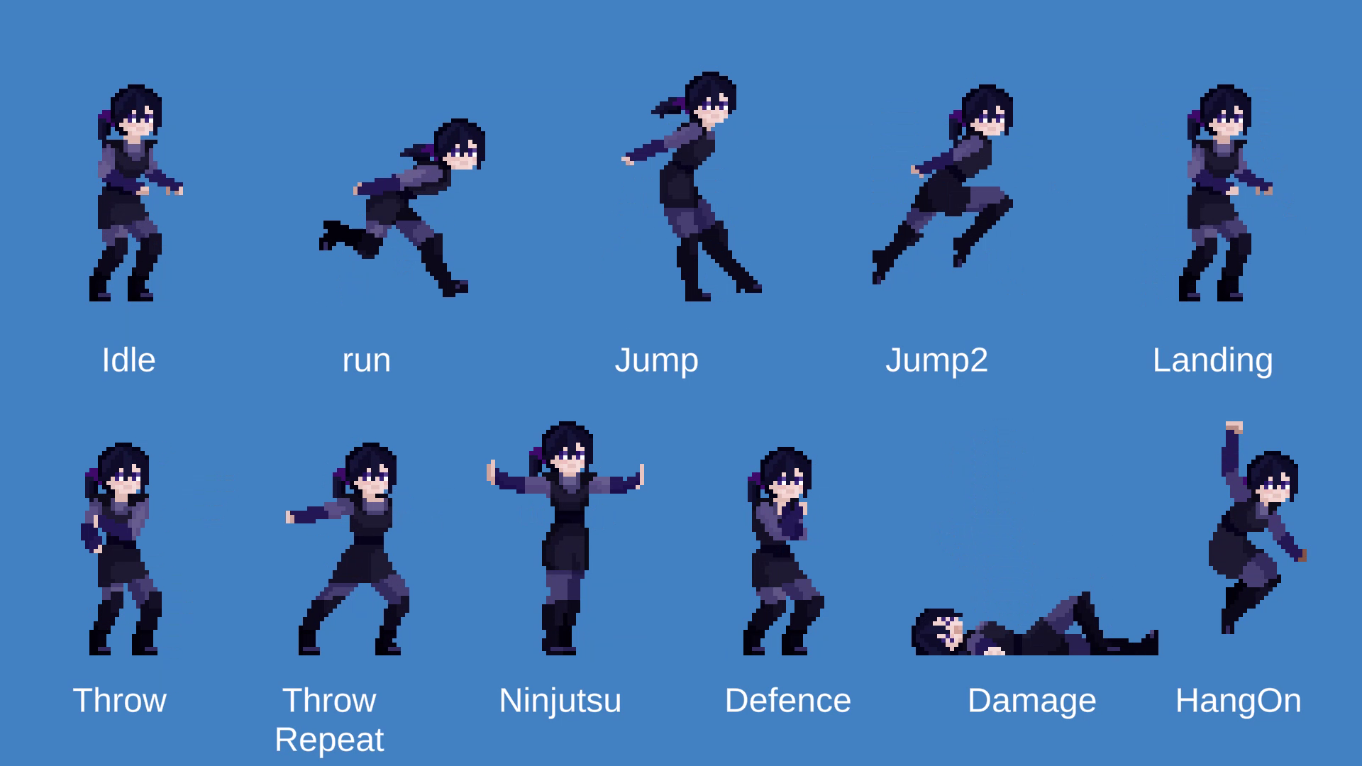 Basic Ninja Character 2D | 2D キャラクター | Unity Asset Store