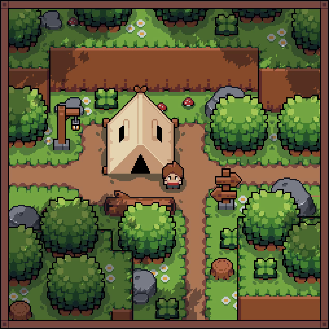 Pixelwood Valley 1.1.2 | 16x16 Pixel Art Asset Pack | 2D